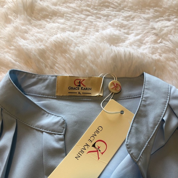 NWT Grace Karin Blouse Large - Picture 3 of 3